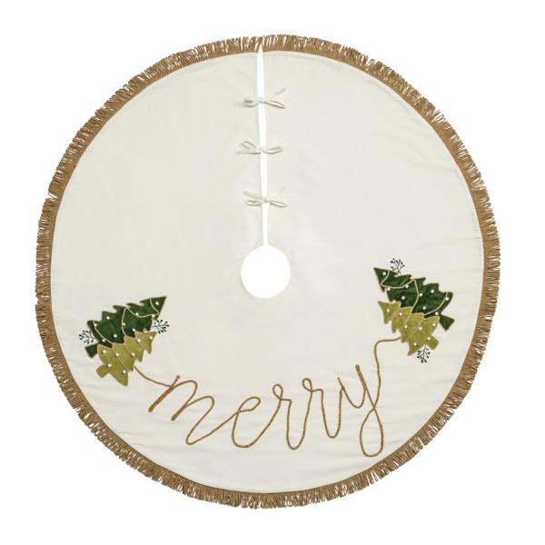 Velvet Applique Tree Skirt