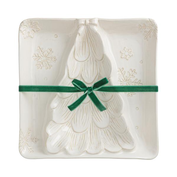 White Christmas Tree Section Server