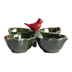 Holly Tidbit Sectioned Server Set