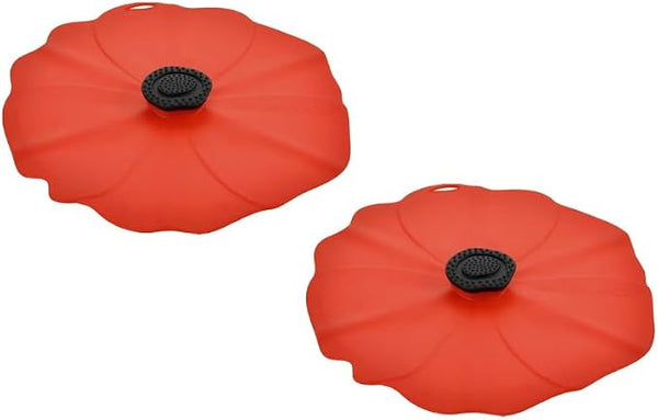 Silicone Drink Covers (Set of 2)- Choose Your Favorite Flower