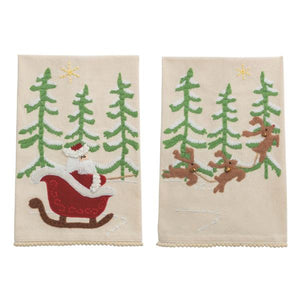 Santa Applique Towel