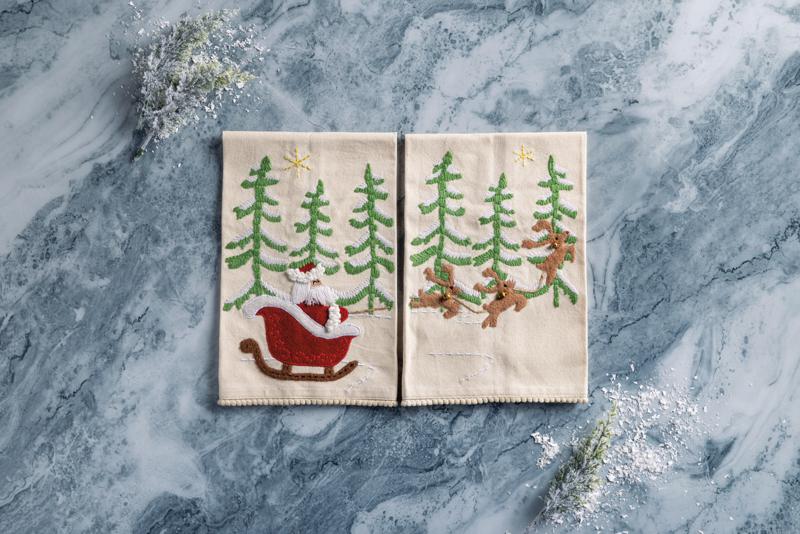 Santa Applique Towel
