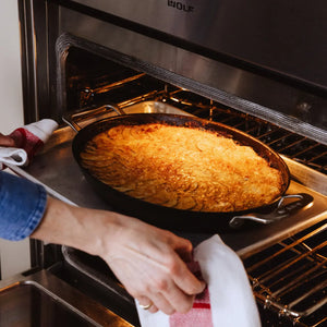 Oval Gratin Carbon Steel (Seasoned)
