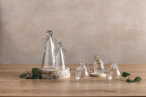 Glass Angel Sitter - Choice of 2 Sizes