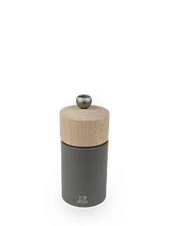 Peugeot Boreal Rock Grey Beechwood Pepper Mill 5"