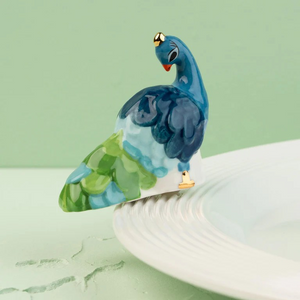 Fancy Feathers (Peacock) Mini Nora Fleming