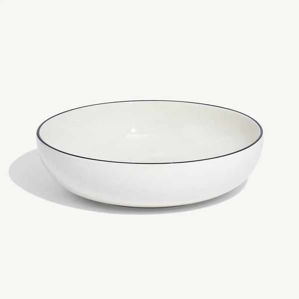 Serving Bowl - 12" Blue Rim