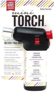 Mini Torch - Choose From Red or Black