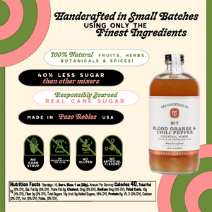 Blood Orange & Chili Pepper Cocktail Mixer