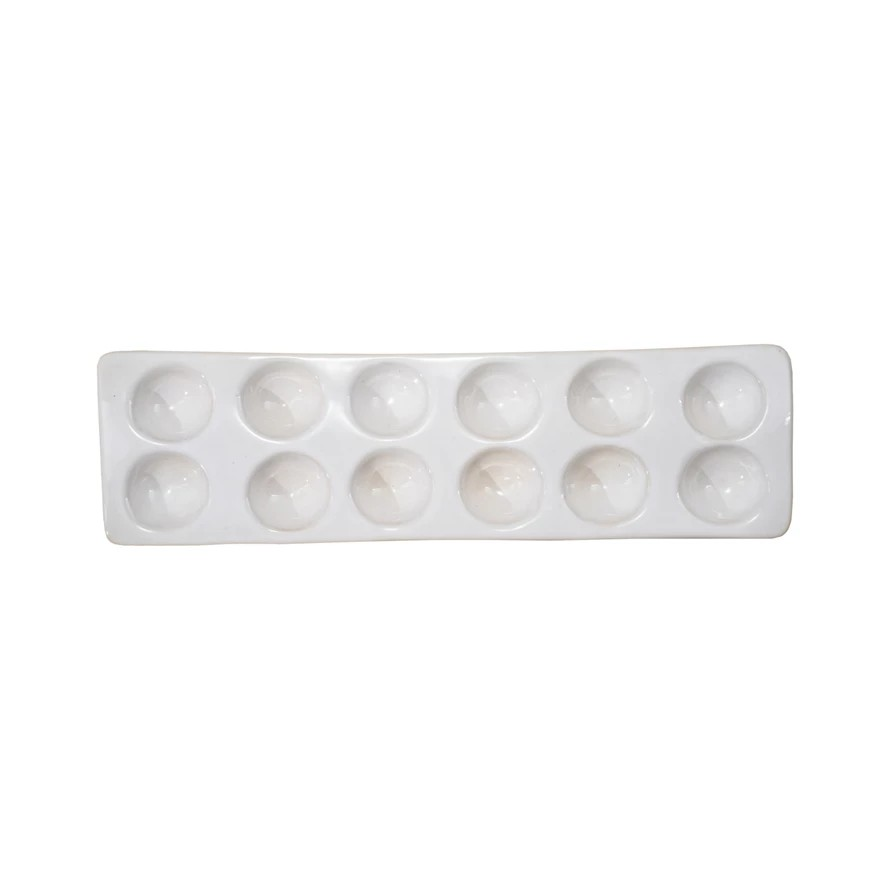 Glazed Farmstead Egg Tray