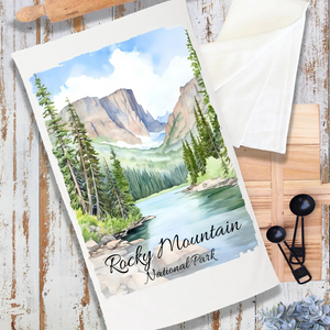 Rocky Mountain National Park Colorado Terry Cloth Towel
