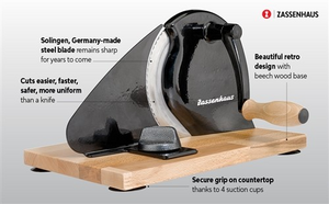 "Classic" Manual Bread Slicer - Cream