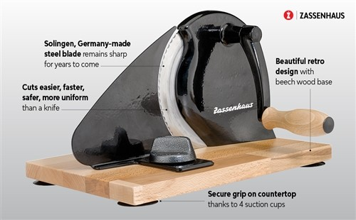 "Classic" Manual Bread Slicer - Cream
