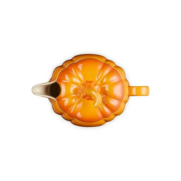 Pumpkin Gravy Boat with Lid by Le Creuset