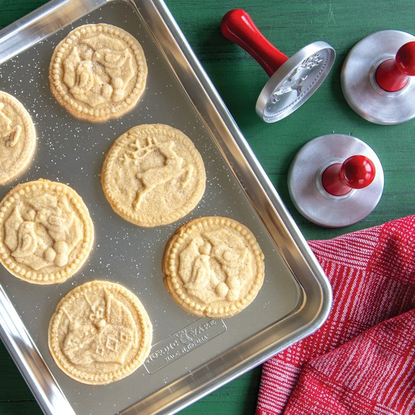 Yuletide Cookie Stamps, Set of 3