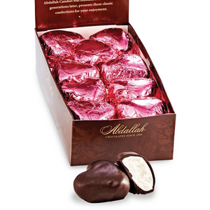 Marshmallow Foiled Heart  - Choose From Milk or Dark