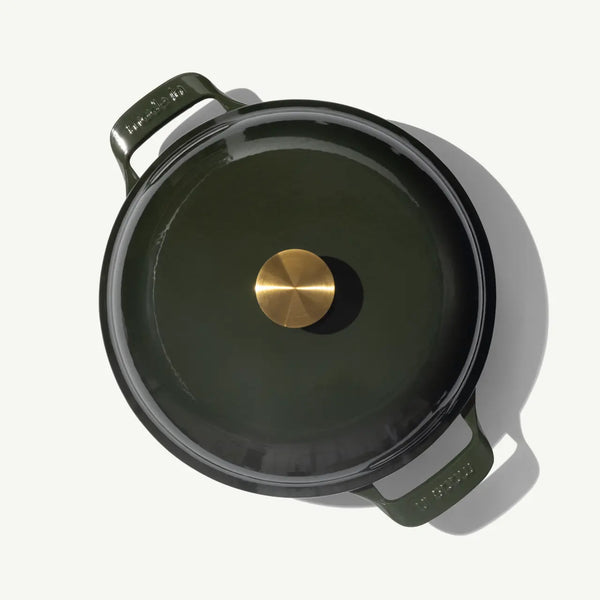 Enameled Cast Iron Braiser Made In (4 colors)