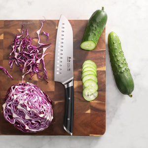 Helena (Blk) 7" Santoku Knife