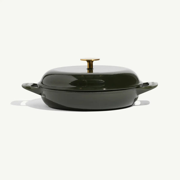 Enameled Cast Iron Braiser Made In (4 colors)