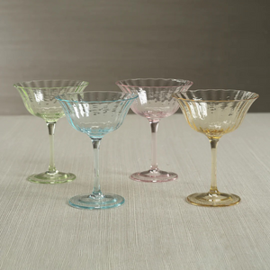 Apéritif Summer Cocktail Coupe - Choose Your Favorite Color!