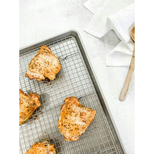 Half Sheet Pan with Baking Rack