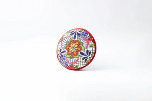 Tortilla Warmer Fabric and Silicone - Red