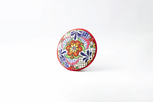 Tortilla Warmer Fabric and Silicone - Red