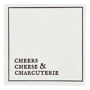 Cocktail Napkin - Cheers, Cheese, Charcuterie
