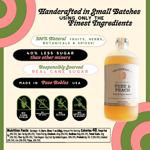Yuzu & Peach Cocktail Mixer