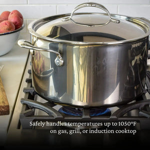 Hestan NanoBond 8.0qt Covered Stockpot