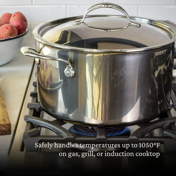 Hestan NanoBond 8.0qt Covered Stockpot