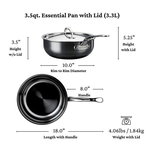 Hestan NanoBond Covered Essential Pan