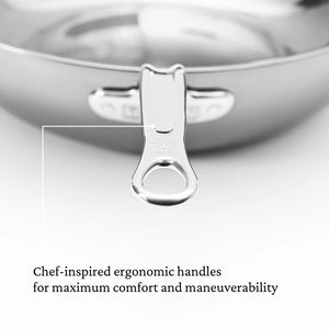 Hestan NanoBond 7.5"qt 14" Chefs Pan w/helper handle