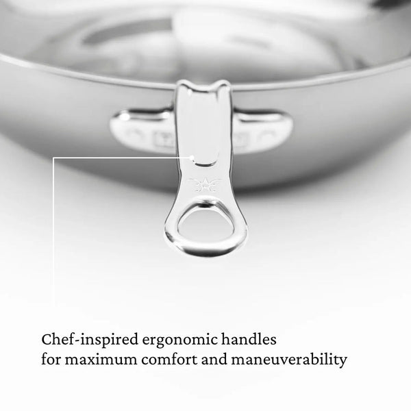 Hestan NanoBond 7.5"qt 14" Chefs Pan w/helper handle
