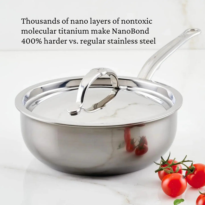 Hestan NanoBond 2.0qt Covered Saucier
