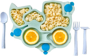 Truck Training Plate and Utensils - Yellow