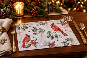 Merry Cardinals Placemat