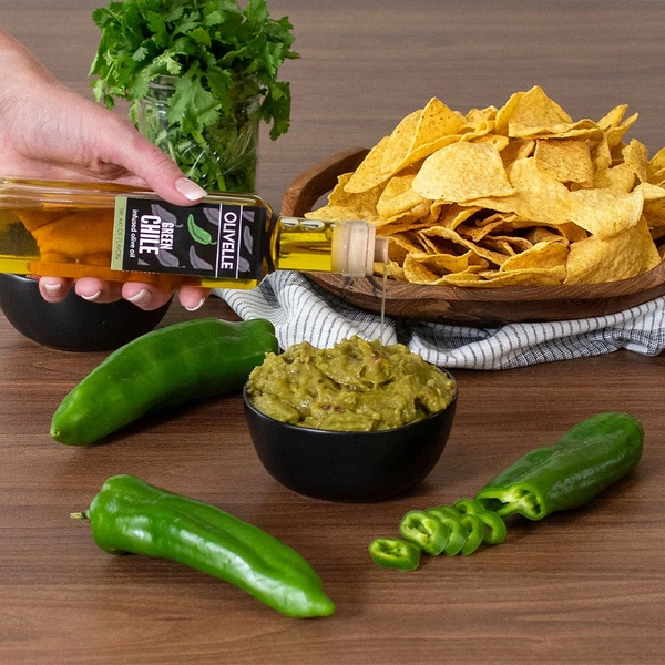 Green Chile Infused Olive Oil by Olivelle