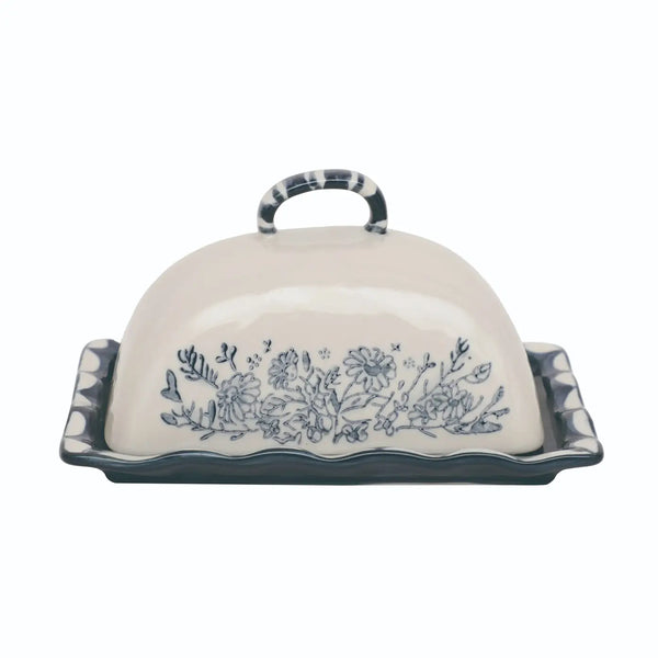 Stoneware Butter Dish