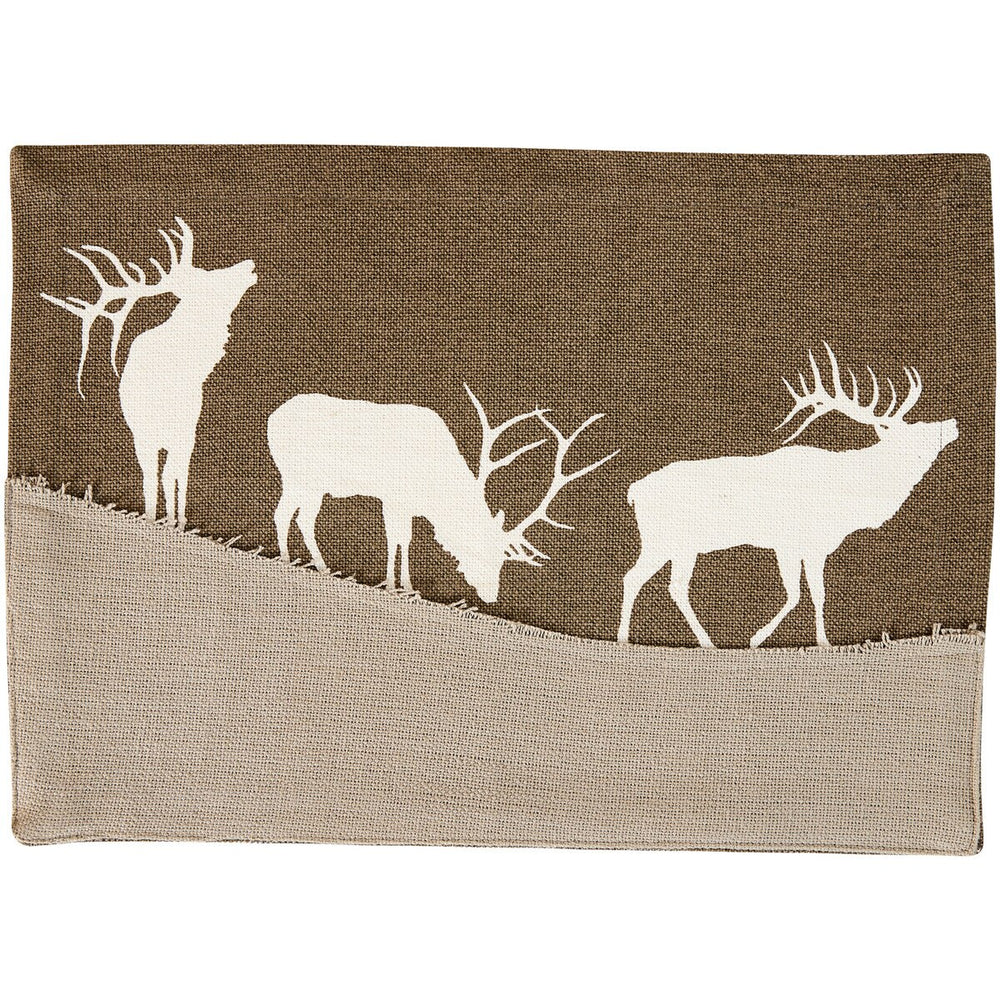 Elk Lodge Applique Placemat