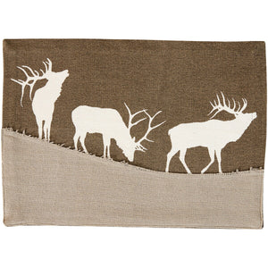 Elk Lodge Applique Placemat