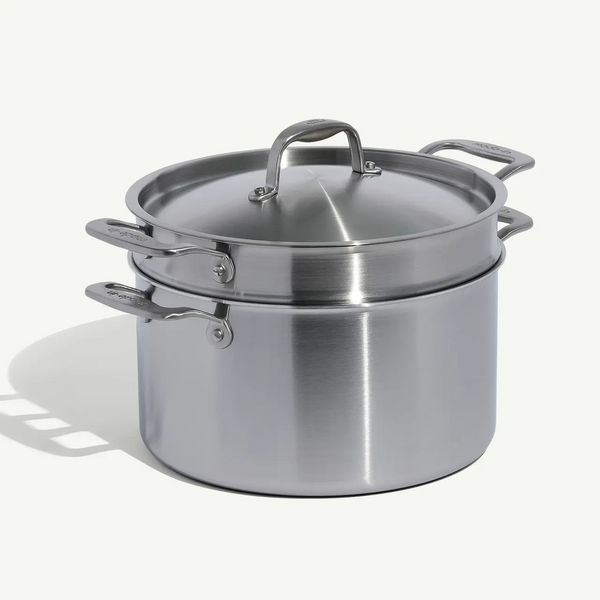 Stainless Steel 8Qt Stockpot Pasta bundle