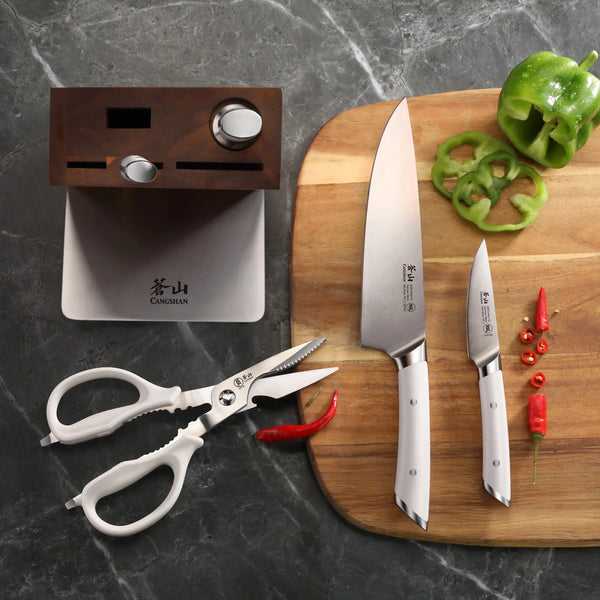 Knife Block set - Helena 6pc (2 color options)
