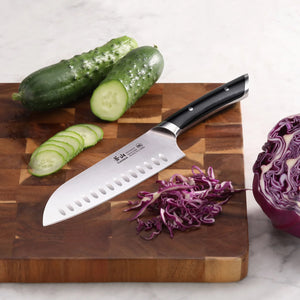 Helena (Blk) 7" Santoku Knife