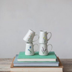 Botanical Emboss Creamer Pitcher - Choose from 4 Styles