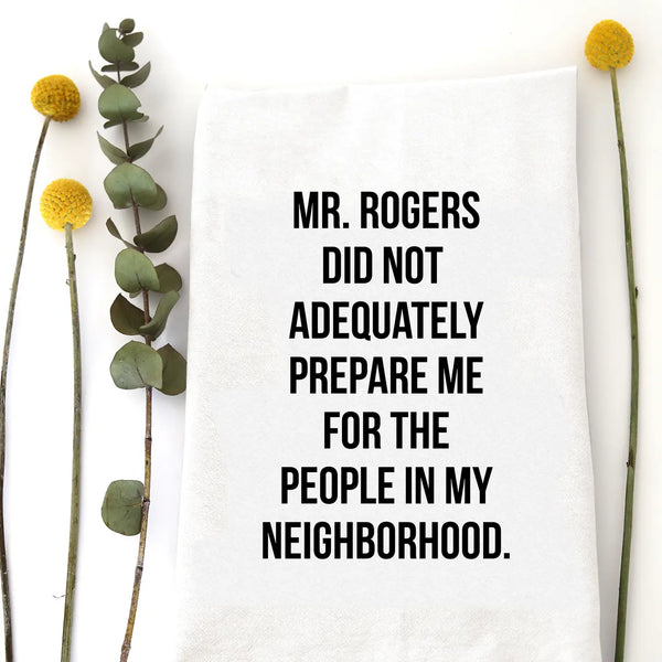 Mr Rogers - Tea Towel
