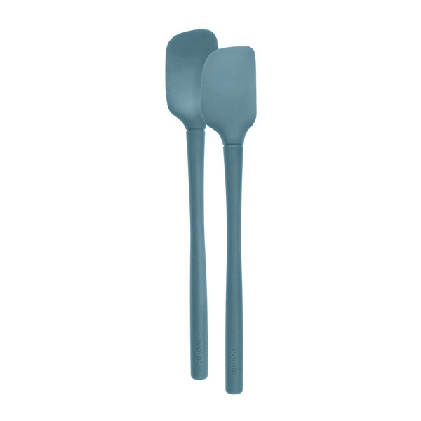 Flex-Core® All Silicone Mini Spatula & Spoonula (Set of 2) - Choose Pink Sorbet or Blue Slate