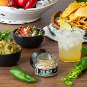 Chili Verde Flake Sea Salt by Olivelle