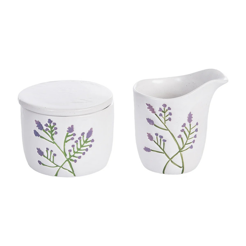 Lavender Creamer & Sugar Set