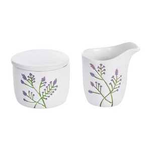 Lavender Creamer & Sugar Set